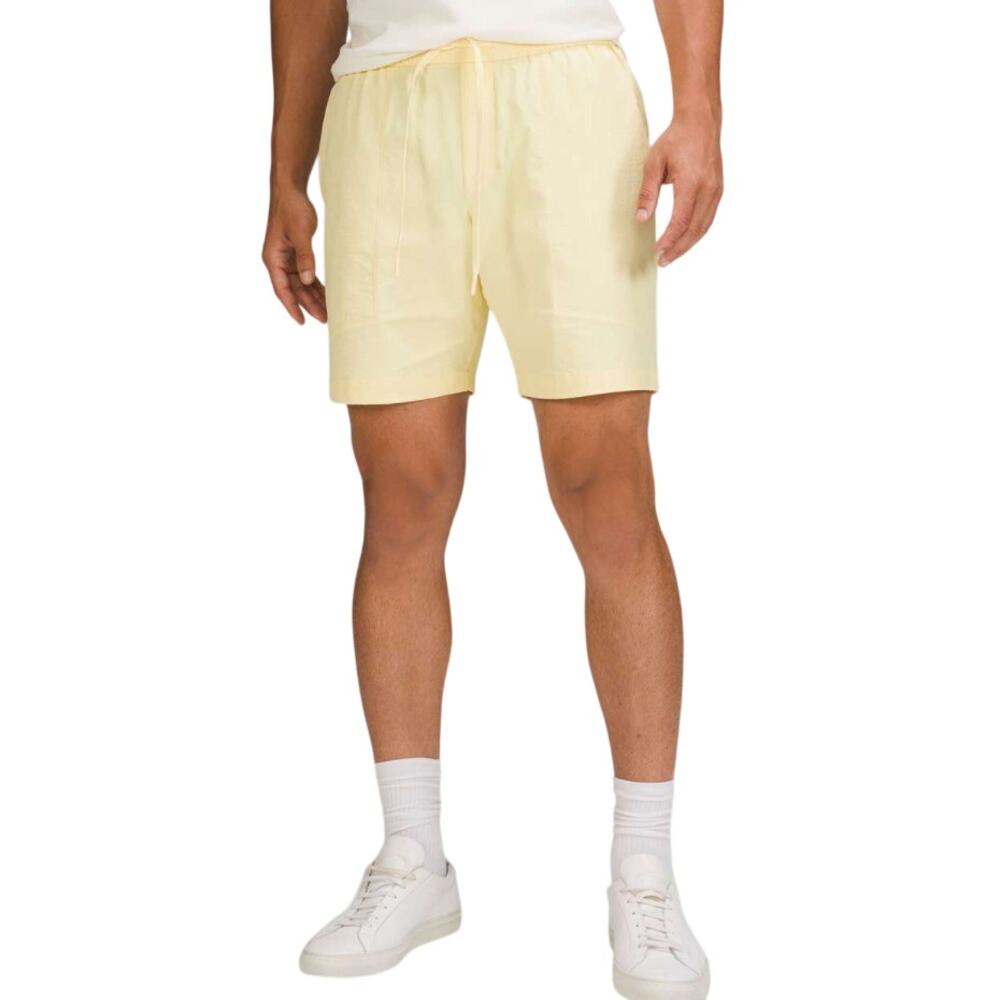 Lululemon Bowline Short 8" *Stretch Ripstop Small Caprese Yellow